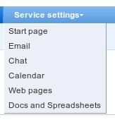 Services Settings